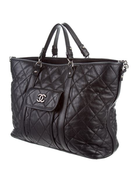 shopping chanel handbags|large zipped shopping bag Chanel.